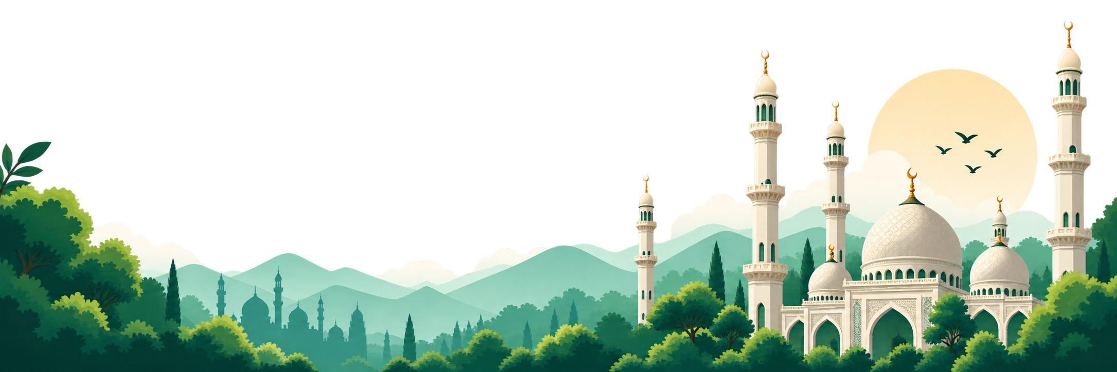 Search Directory Mosque Illustration